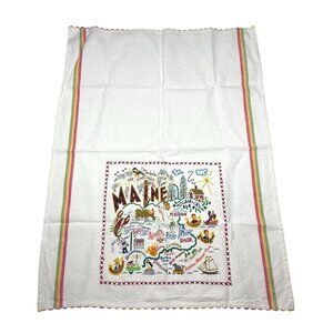 Catstudio MAINE Souvenir Kitchen Dish Hand Tea Towel